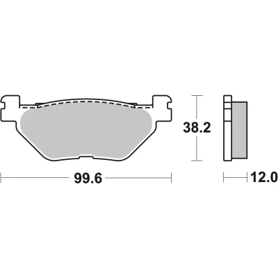 Immagine di TRW Sinter Maxi Scooter MCB722SRM Kit pastiglie freno
