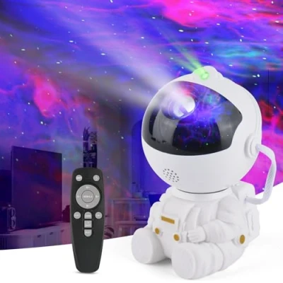 Immagine di Proiettore Stelle, LED Astronauta Cielo Stellato Lampada, Luce Nebulosa 360 Regolabile con Timer e Telecomando, Notturnaper Bambini/Adulti/Regalo/Decorazioni
