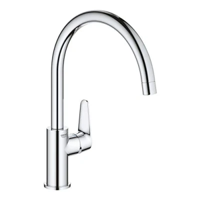 Immagine di Grohe 31536001 BauCurve Miscelatore per Lavello Bocca C, Cromo