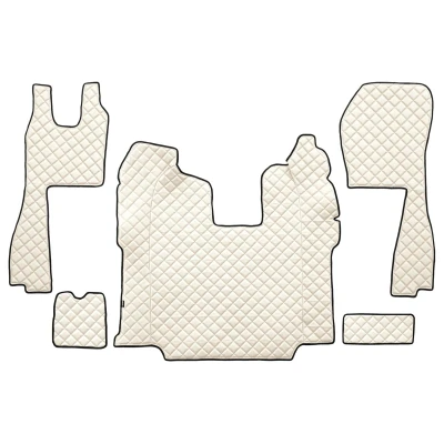 Immagine di F CORE FL10 CHAMP Set tappetino Finta pelle anteriore 5 bianco avorio
