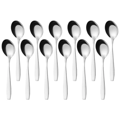 Immagine di GRÄWE Cucchiai da Caffè Königstein, Set 12, Tè, in Acciaio Inossidabile, Moderni Moka, Zucchero, Piccoli, Lucidati a Specchio, Adatti alla Lavastoviglie