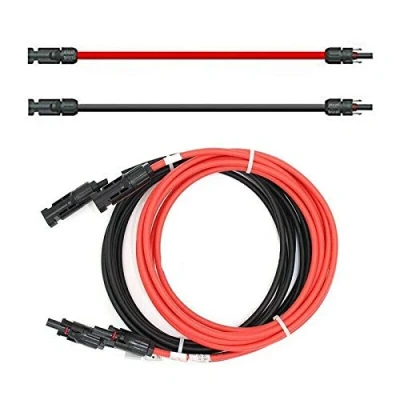 Immagine di solartronics Cavo di prolunga solare su entrambi i lati, rosso/nero 6 mm², con spina montata 1 50 m (2 x m)