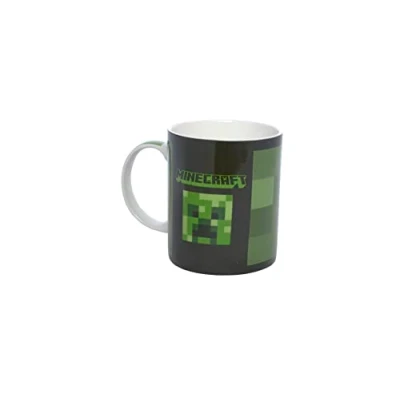 Immagine di MINECRAFT Tazza Personalizzata in Porcellana Mug Colazione con Manico, Utilizzabile Microonde e Lavastoviglie 350 ml