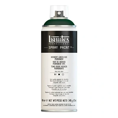 Immagine di Liquitex 4450224 Vernice Spray Professionale A Base D&#039;acqua, Verde Di Hooker Permanente Imitazione, 400ml, 1 Pezzo