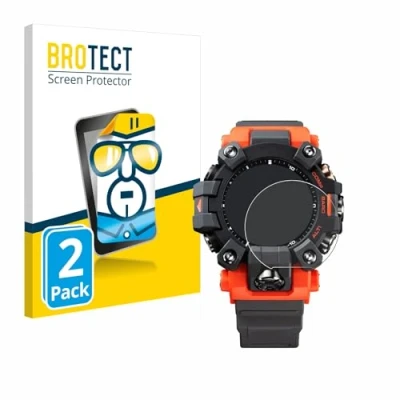 Immagine di brotect Pellicola Protettiva per Casio G Shock GW 9500 Protezione Schermo (2 Pezzi) [Trasparente, Anti Impronte]