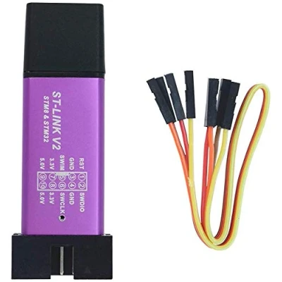 Immagine di ICQUANZX unità di Programmazione ST Link V2 Mini STM8 STM32 Emulator Downloader M89 Nuovo (Colore Casuale)