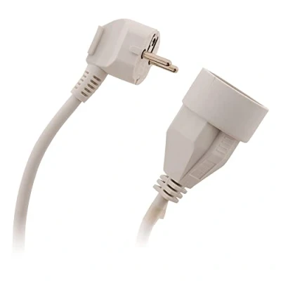 Immagine di Zenitech Prolunga 16A 2P+T HO5VV F 3G1,5mm² Bianco 5m