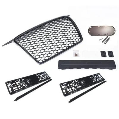 Immagine di Griglia Anteriore Maschera Calandra Nido Ape 2x Portatarga Compatibile con A3 8P 05 08