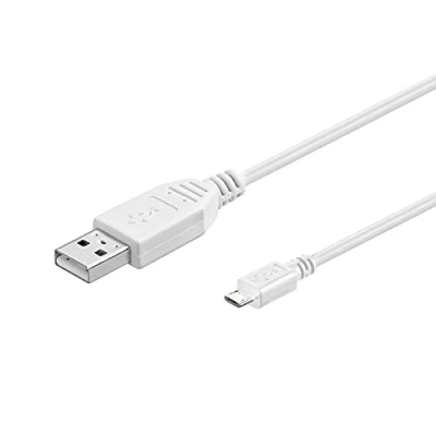 Immagine di Manhattan Cavo USB 2.0 Spina A, Micro B 1.00 m Bianco Certificato UL 323987