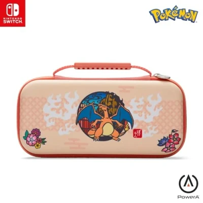 Immagine di custodia di protezione PowerA per Nintendo Switch, modello OLED o Switch Lite Charizard Blossom, protettiva, consolle, accessori, memoria, licenza ufficiale