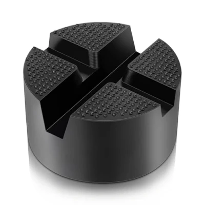 Immagine di DEDC Jack Pad Adattatore Universale per Martinetto da Pavimento Cuscinetto in Gomma con Saldatura Nero (1)