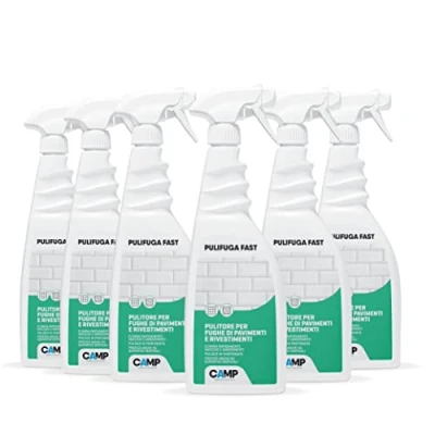 Immagine di CAMP PULIFUGA Fast, Detergente fughe pronto all&#039;uso, Per piastrelle, pavimenti e rivestimenti, pack 6x750ml