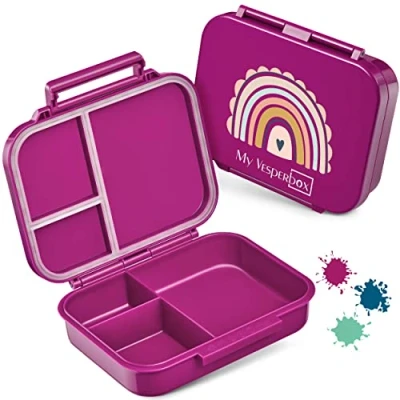 Immagine di My Vesperbox Mini BIA Bento Box per bambini Nuovo modello compatto e leggero a prova di perdite senza BPA Contenitore il pranzo l&#039;asilo la scuola