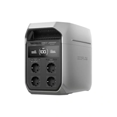 Immagine di EcoFlow Centrale elettrica portatile DELTA 3 Plus, 1024Wh batteria LFP, ricarica completa in 56 min, uscita fino a 1800W, per backup domestico, interruzioni di corrente e campeggio(power bank inclusa)