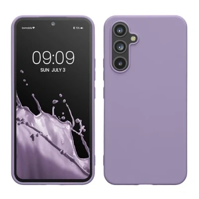 Immagine di kwmobile Custodia Compatibile con Samsung Galaxy A54 5G Cover Back Case per Smartphone in Silicone TPU Protezione Gommata lavanda lilla