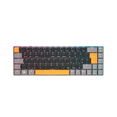 Immagine di CHERRY MX LP 2.1 Compact Wireless, Tastiera Gaming Senza Fili Compatta con 69 Tasti, Layout per la Germania (QWERTZ), Illuminazione RGB, Interruttori Meccanici LOW PROFILE SPEED, Nero