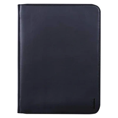 Immagine di RHODIA 168100C Cartella con zip Rhodiarama nero per Blocchi e Taccuini A5 o A5+ Dimensione chiuso 19,5x25,5 cm Tasca Tablet Simil Cuoio Premium