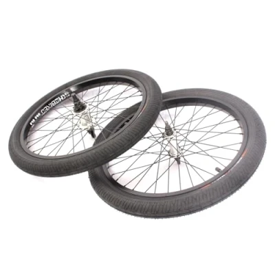 Immagine di KHE BMX Set di ruote a 36 fori, con pneumatici MAC2, 20&quot;, 14 mm/10 mm, S/B