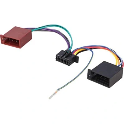 Immagine di Sound Way Cavo Adattatore ISO Autoradio Compatibile con Radio Kenwood, JVC Pin 16