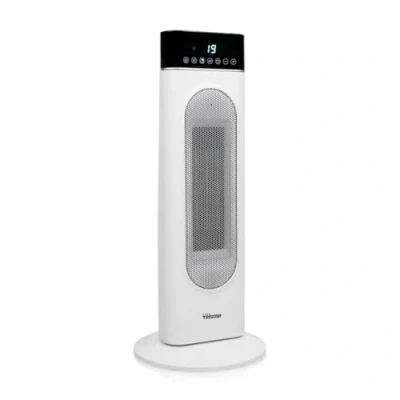 Immagine di Termoventilatore a torre in ceramica Tristar KA 5098 timer 24 ore oscillazione termostato regolabile 3 posizioni (2 di riscaldamento e 1 raffreddamento) antiribaltamento 2000 W