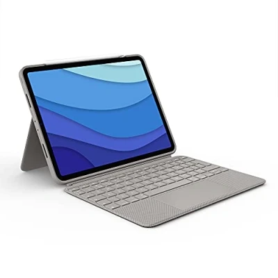 Immagine di Logitech Combo Touch Tastaturcase Trackpad für iPad Pro 11âœ (1./ 2./3.Gen) sand