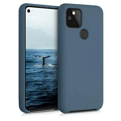 Immagine di kwmobile Custodia Compatibile con Google Pixel 5 Cover Back Case per Smartphone in Silicone TPU Protezione Gommata ardesia scuro