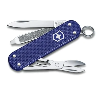 Immagine di Victorinox, Classic SD Alox, Coltellino Svizzero, Originale, Multiuso, Campeggio, 5 Funzioni, Lama, piccola, Lima per unghie