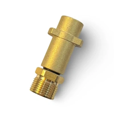 Immagine di Adattatore a baionetta in ottone M22 x 1,5 AG, compatibile con pistole ad alta pressione Kärcher Home &amp; Garden, 2 pezzi