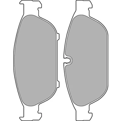 Immagine di DELPHI LP2301 Kit pastiglie freno Predisposto per contatto segnalazione usura con lamierino anticigolío senza accessori AUDI: A6 C7 Avant