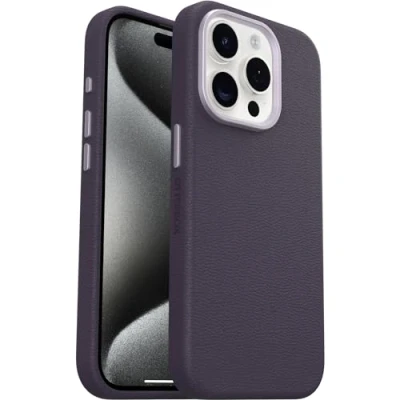 Immagine di Otterbox Symmetry Backcover per cellulare Apple iPhone 15 Pro Viola Compatibile con MagSafe