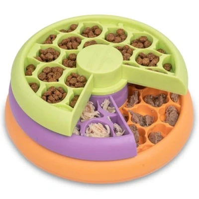 Immagine di Catstages Kitty Lickin&#039; Layers Multilayered Cat Fun Feeder Treat Puzzle