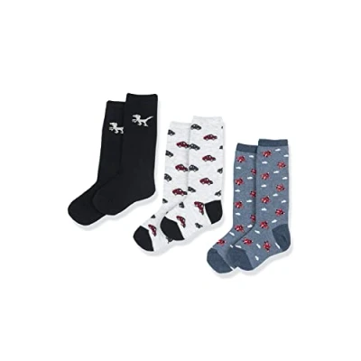 Immagine di Chicco Set Calzini Sotto Il Ginocchio In Cotone Unisex Bambini e ragazzi, Grigio, 3 4 anni