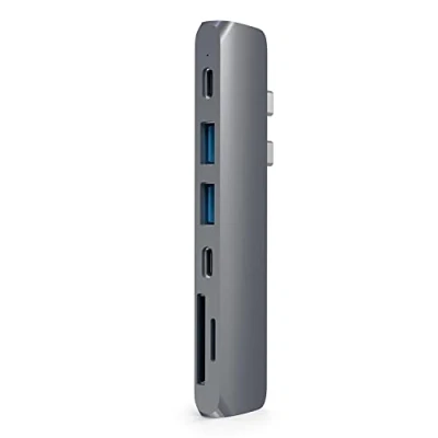 Immagine di Satechi Adattatore Multiporta Pro USB C Grigio scuro ST CMBPM