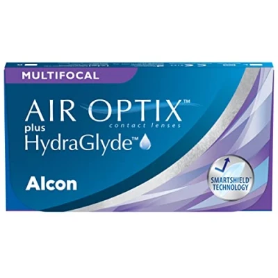 Immagine di Air Optix Plus HydraGlyde Multifocal Lenti a Contatto Mensili, 6 Lenti, BC 8.6 mm, DIA 14.2 ADD MED, +2.5 Diopt