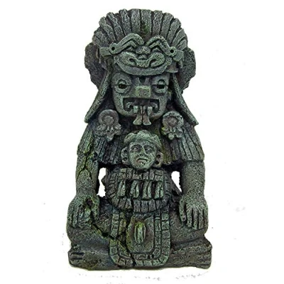 Immagine di Amtra Statua Maya Decorazione acquario artificiale in resina, 14 CM