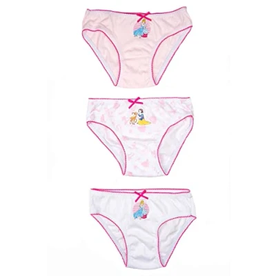 Immagine di Ellepi Mutande Bambina Principessa Slip Intimo Mutandine Disney Bimba 2 3 4 5 6 7 8 9 10 11 Anni Ragazza Cotone Ragazze Morbido Elastico Colori Bambini Regalo Compleanno Abbigliamento (2 Anni)
