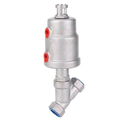 Immagine di Valvola a sede inclinata pneumatica di controllo altri accessori Detergenti e parti per sistemi gas ricircolo Valvole EGR 1/2 &quot;DN 15 vapore