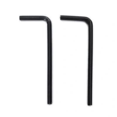 Immagine di Musiclily Basic 1/8&quot; Chiave a Brugola in Acciaio per USA Standard Fender Regolazione Truss Rod, Nero (Set di 2)