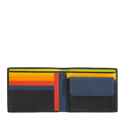 Immagine di DUDU Portafoglio uomo RFID in pelle Nappa colorato con portamonete e porta carte Nero