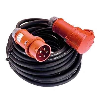 Immagine di AS Schwabe 60568 Alimentazione Prolunga 16 A Nero 25.00 m H07RN F 5G 1,5 mm² con invertitore di fase