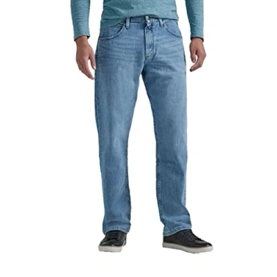 Immagine di Wrangler Authentics Men&#039;s Classic Relaxed Fit Flex Jeans da Uomo Slate Flex. 34W x 29L