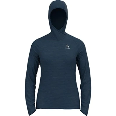Immagine di Odlo Donna Felpa con cappuccio da corsa RUN EASY WARM