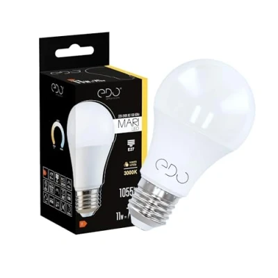 Immagine di EDO MARI LED 11W WW, E27, 3000K colore caldo, 1055lm, 220 240V lampadina a risparmio energetico, lampada EDO777588