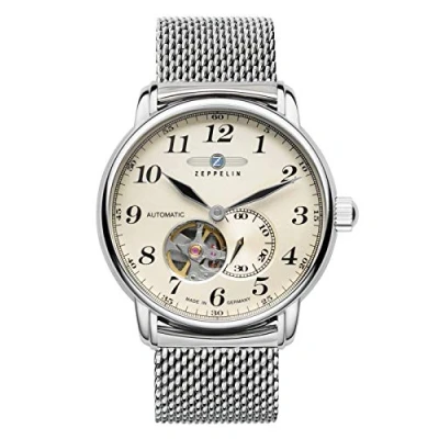 Immagine di Zeppelin, Orologio da polso, Laikrodis LZ127 7666M 5 Automatico, Argento, (Orologio polso analogico, 41 mm)