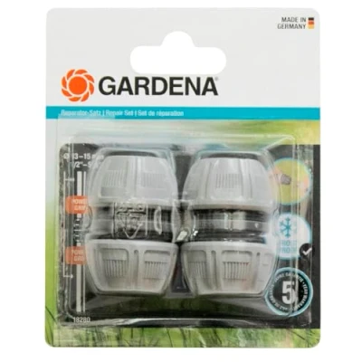 Immagine di GARDENA 18280 20 Plastica Raccordo di riparazione per tubi 13 mm (1/2) Ø Kit da 2