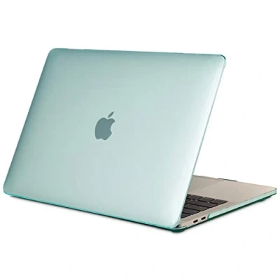 Immagine di TECOOL Custodia Trasparente MacBook Pro 13 Pollici M2 2022 M1 2020 2016 A2338 A2289 A2251 A2159 A1989 A1706 A1708 con Touch Bar, Case Cover Rigida in Plastica Sottile, verde cristallo