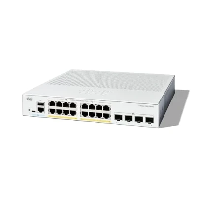 Immagine di Cisco Catalyst 1300 16P 4X Managed Switch, 16 porte GE, PoE, 4 SFP+ 10GE, protezione limitata a vita (C1300 4X)