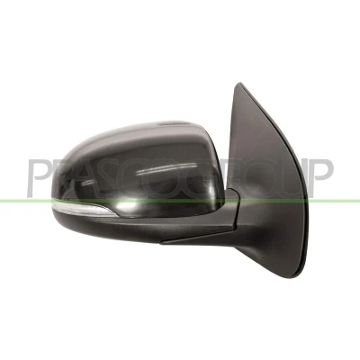 Immagine di Specchio retrovisore esterno Prasco HN2027303 Dx nero elettrico convesso, senza tinta HYUNDAI: i20 I Hatchback