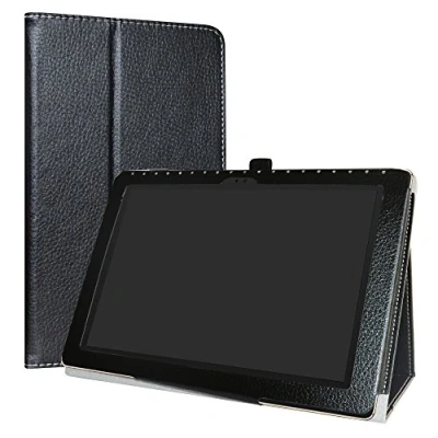 Immagine di LiuShan Custodia per ASUS ZenPad 10 Z301M / Z301ML Z301MF Z301MFL,Slim Sottile Pieghevole con Supporto in Piedi Caso 10.1&quot; Tablet,Nero