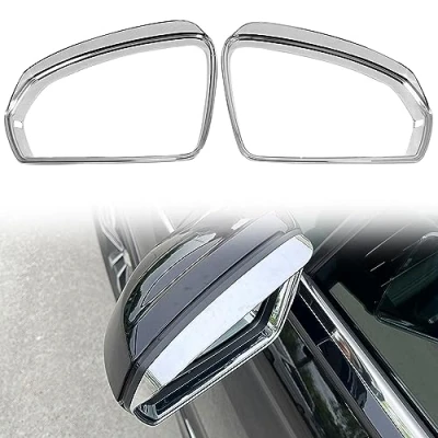 Immagine di HIGH FLYING Cornici Cromate dei Specchio Retrovisore Plastica ABS 2 Pezzi per Tiguan 2/Tiguan Allspace 2017 2020